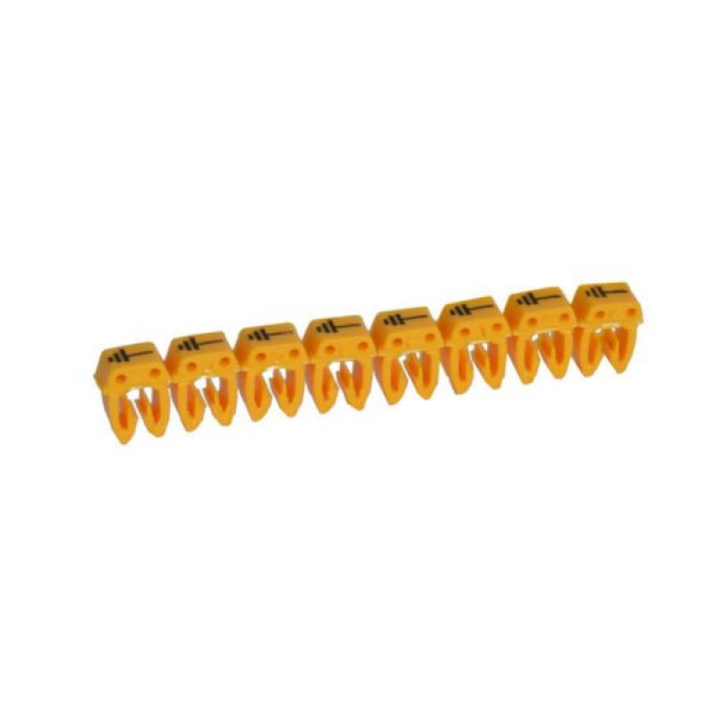 MARCADOR CAB 3P/BORNE O CAB-4 A 6MM-SIGNO - Cintas Aislantes y Materiales Aislantes