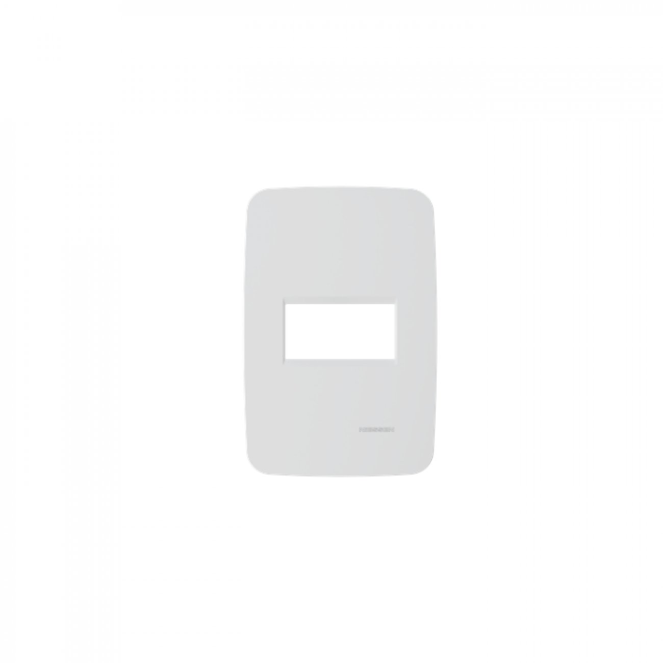 PLACA 1M BLANCO ORIGEN, INCLUYE SOPORTE Y TORNILLOS - N0371.1 BL - 2CLA037110N1102 - ABB - 