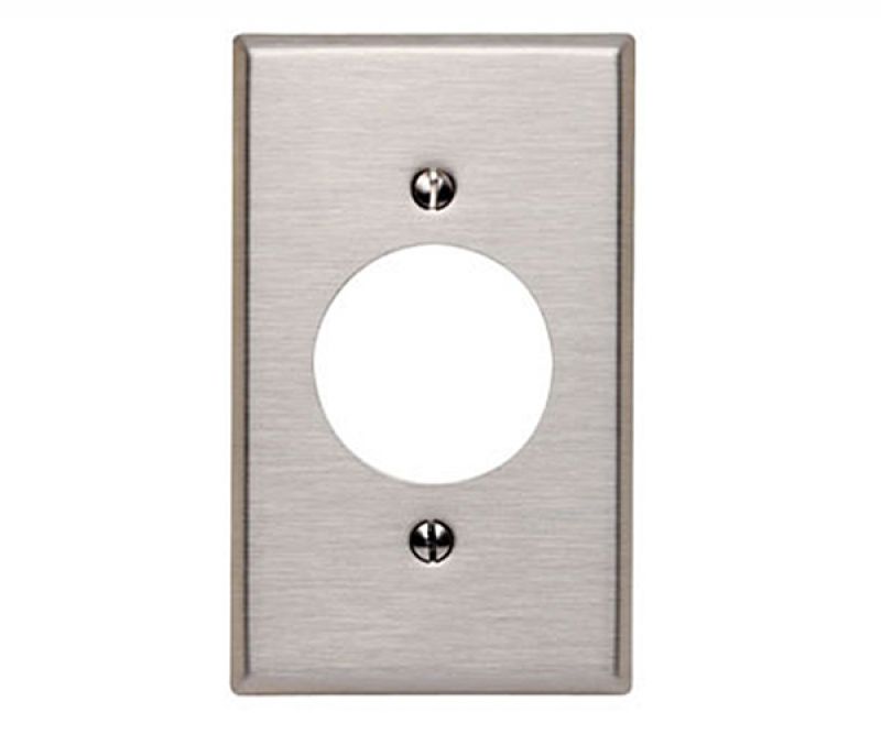 PLACA DE METAL PARA 1 TOMACORRIENTE 20/30A 1.60