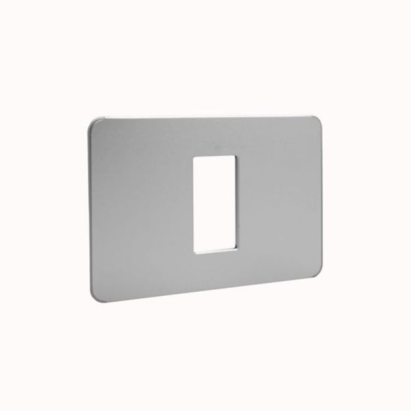 PLACA MATIX GO ALUMINIO SIN SOPORTE 1 MODULO - JA4803M1AA - TICINO