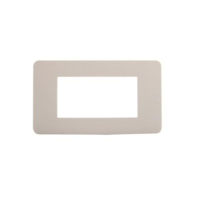 PLACA MATIX GO ARENA SIN SOPORTE PLASTICO 4 MODULOS - JA4804TS - TICINO