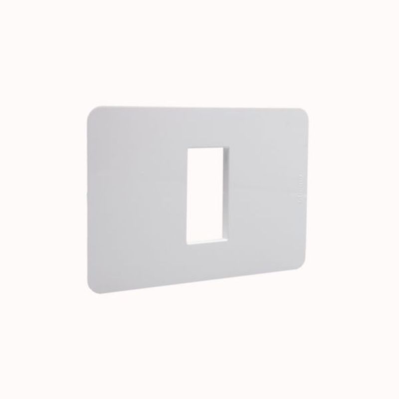 PLACA MATIX GO BLANCA SIN SOPORTE PLASTICO 1 MODULO - JA4803M1JW - TICINO