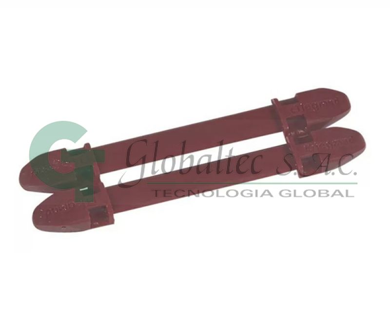 PORTADIGITO DUPLIX 7CARACTERES C/ROJO - 038452 - LEGRAND - Interruptores y Tomacorrientes