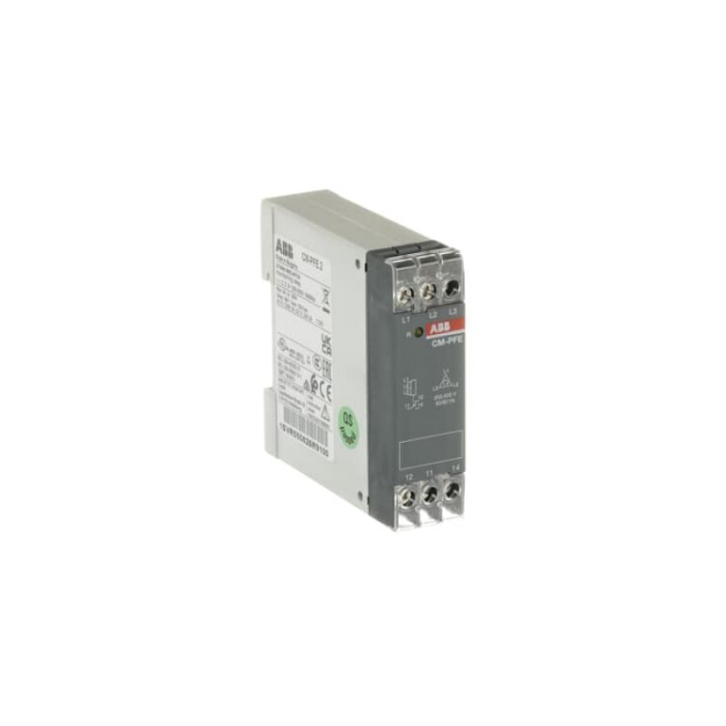 RELE DE MONITOREO TRIFASICO PERDIDA Y FALLA DE FASE 3X200-500VAC CM-PFE.2 -1SVR550826R9100- ABB - Equipos de Automatización