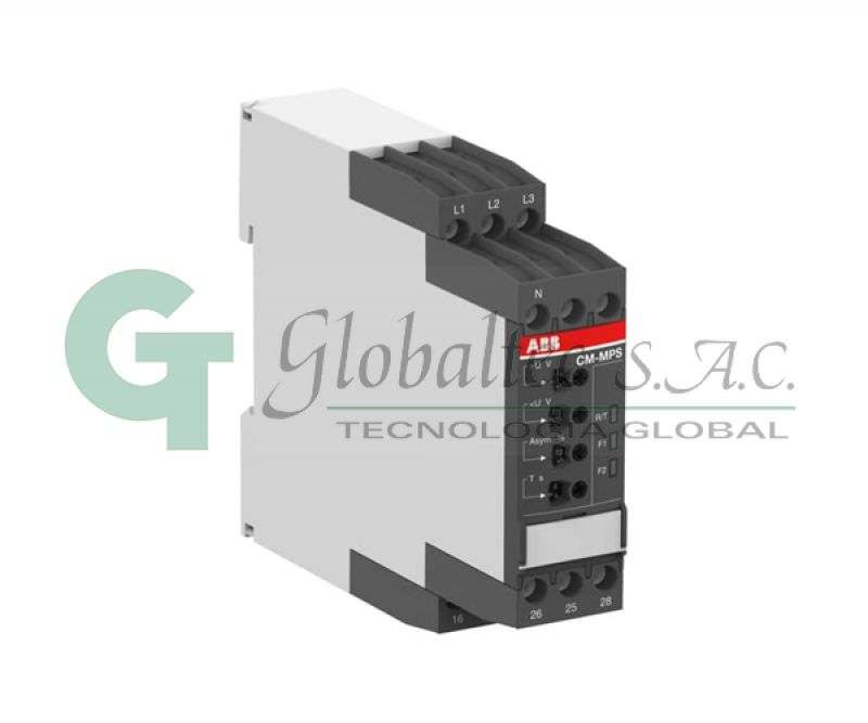 RELE SECUENCIA,FALTA DE FASE, MAXIMA Y MINIMA TENSION 300-500V CM-MPS.41 1SVR730884R3300 ABB