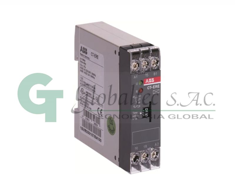 TEMPORIZADOR ELECTRONICO 3...300SEG 220VAC CT-ERE ON- [1SVR550107R2100] - ABB