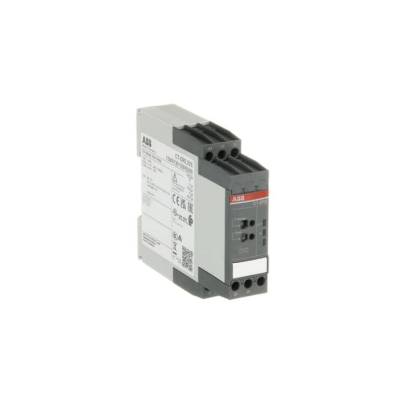 TEMPORIZADOR MULTIFUNCION CT-ERS.22S 24-48VDC/24-240VAC 0.05SEG...300H 2NA - 1SVR730100R3300 - ABB - Equipos de Automatización