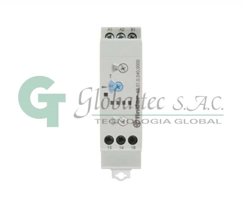 TEMPORIZADOR MULTITENSION/FUNCION 01 CONTACTO 16A 24-240 VAC-DC- 83.01.0.240.0000 - FINDER