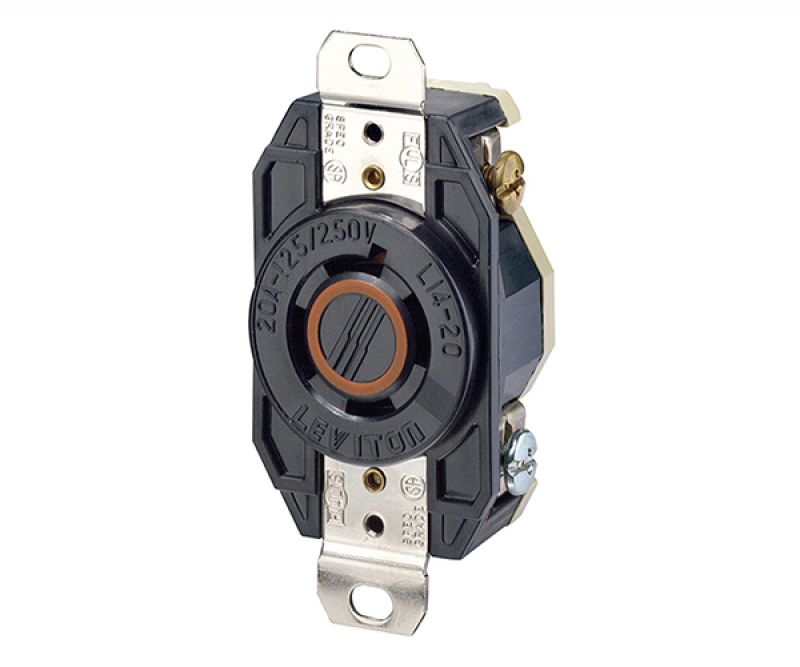 TOMA P/EMP.TORSION 3X20A+LT 125/250V L14-20 2410- [2410] - LEVITON