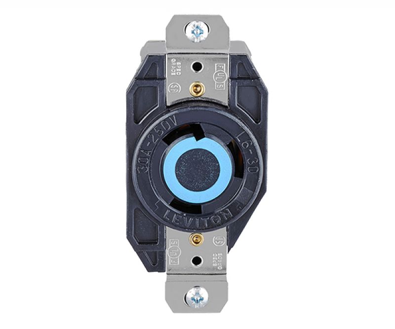 TOMACORRIENTE PARA EMPOTRAR 2X30A+T 250V L6-30R [2620] LEVITON