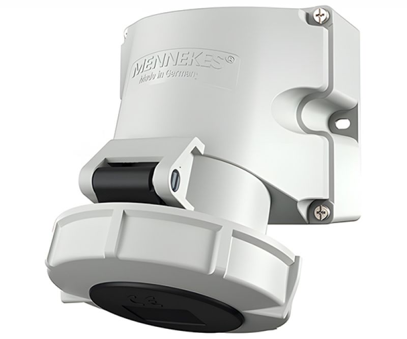 Tomacorriente Sobreponer 3X32A+T 500V IP67 7H Negro - MENNEKES - Equipos de Automatización