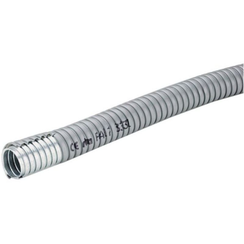TUBERIA CONDUIT GRIS FLEXIBLE METALICO C/FORRO PVC FA HF 3/4